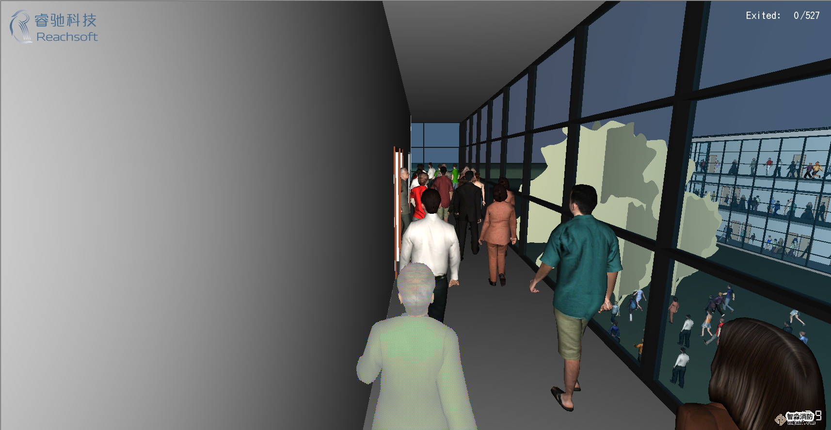 貴陽(yáng)消防安全評(píng)估貴陽(yáng)人員疏散能力模擬分析軟件Pathfinder10