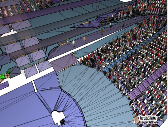 貴陽(yáng)消防安全評(píng)估貴陽(yáng)人員疏散能力模擬分析軟件Pathfinder3